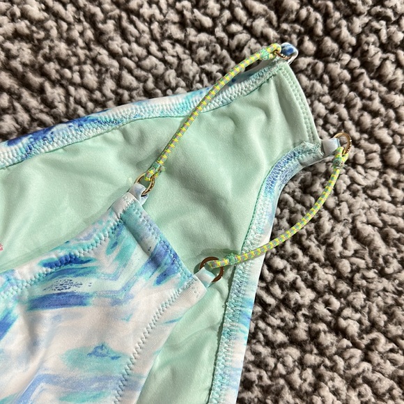 Blue & Turquoise Bikini Bottom - Picture 2 of 5